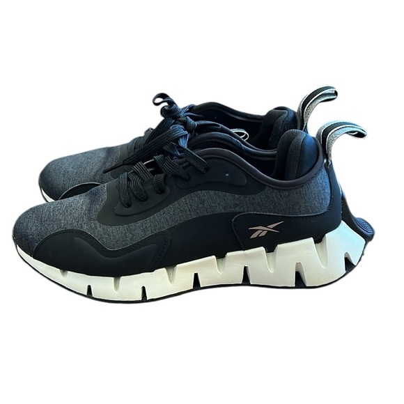 Reebok Zig Dynamica Black Athletic Sneaker Shoe  Running Training Comfort 8.5 - Picture 1 of 15